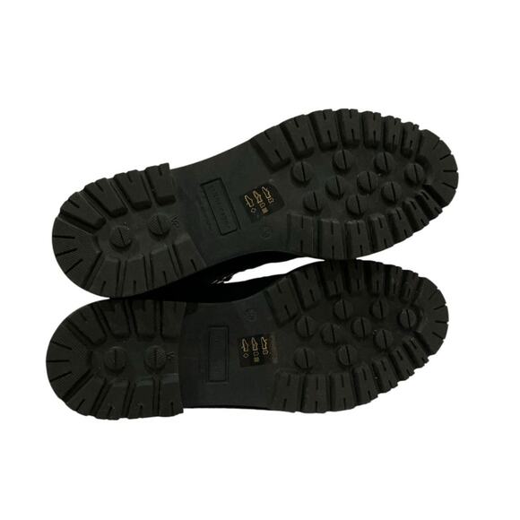 Jenni Kayne Oiled Leather Mountain Boots Black Size 38 Sold Out Blogger Fav - Picture 12 of 13